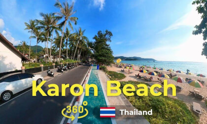 VR旅游 – Beachside Walk at Karon Beach 360° VR 1.16GB