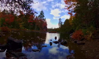 VR旅游 – Bottom of the Falls Buttermilk Falls, Blue Mtn, NY 214MB
