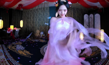 免费VR – 狸妖妖liyaoyao 玉门关 3D VR 180 8K 2.32GB