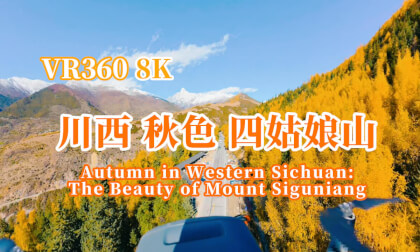 vr电影观看免费资源 360 8K 川西-秋色-彩林-四姑娘山 707MB