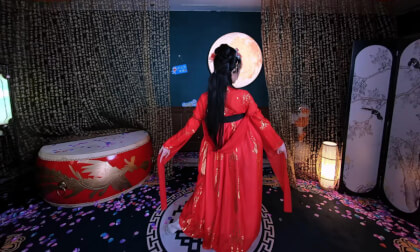 虚拟vr美女视频 狸妖妖liyaoyao 九重楼 3D 180 8K