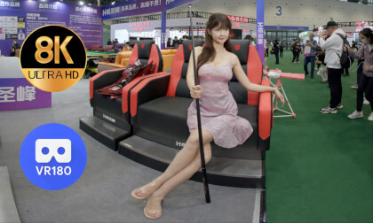 精品VR观看 童颜模特 🔥紫裙美腿 白到发光